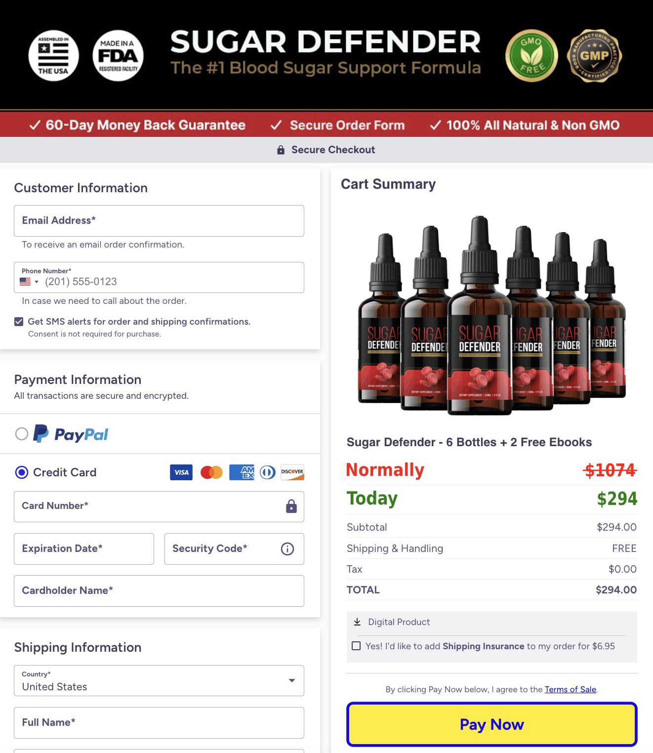 sugar-defender-order-page